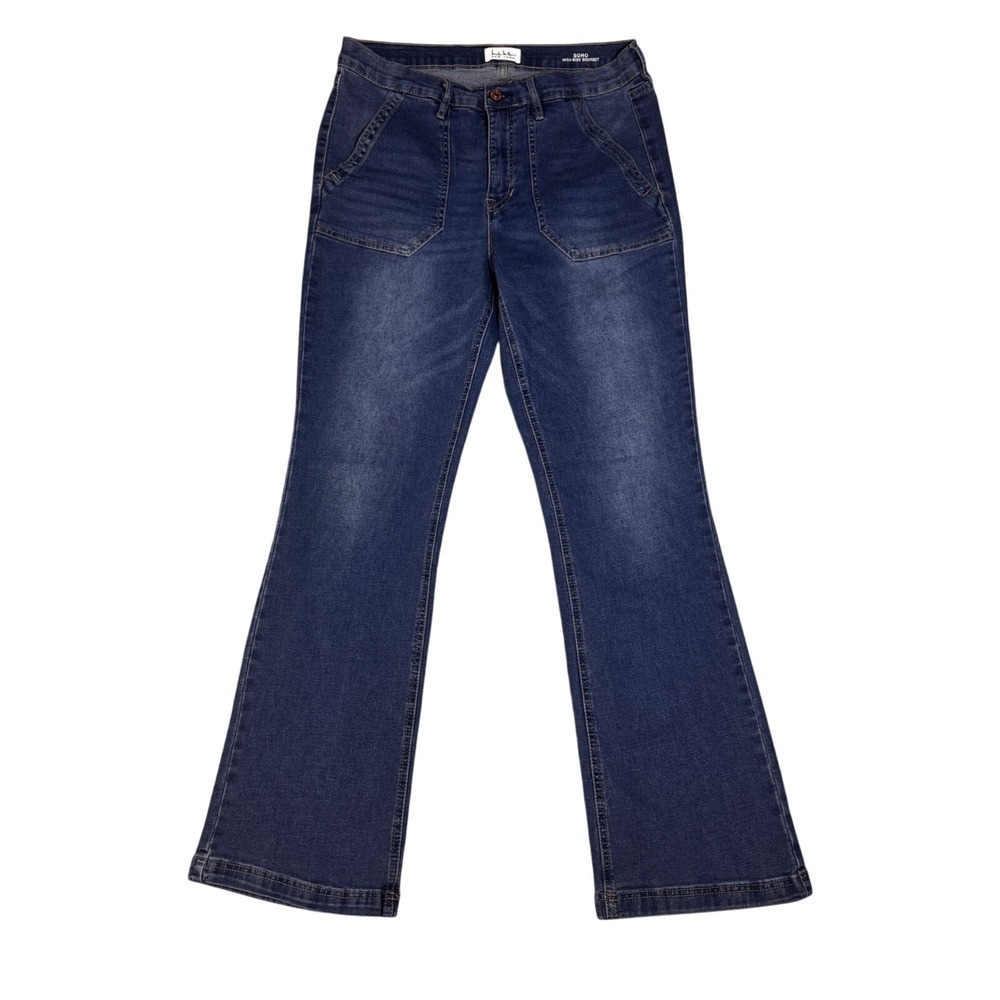 Nicole Miller New York Soho High Rise Bootcut Jeans Blue 10